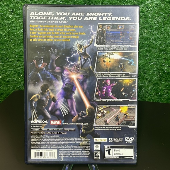 PlayStation 2 X-MEN LEGENDS - Picture 2 of 4
